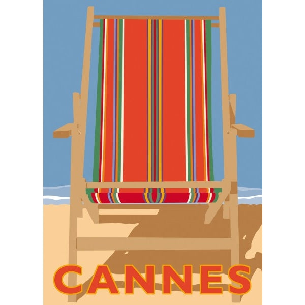 Cannes Stripes Luggage Tag