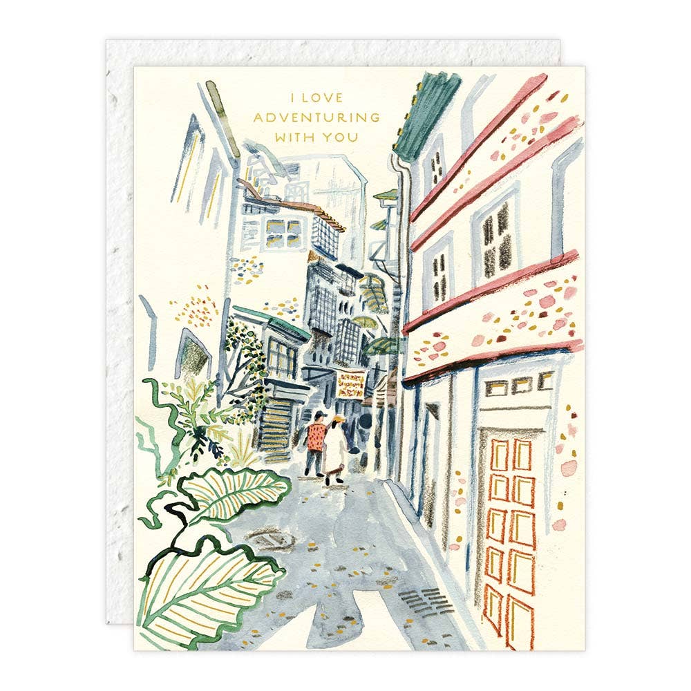 Adventuring With You - Love + Friendship Card – Merrymaker Fine Paper