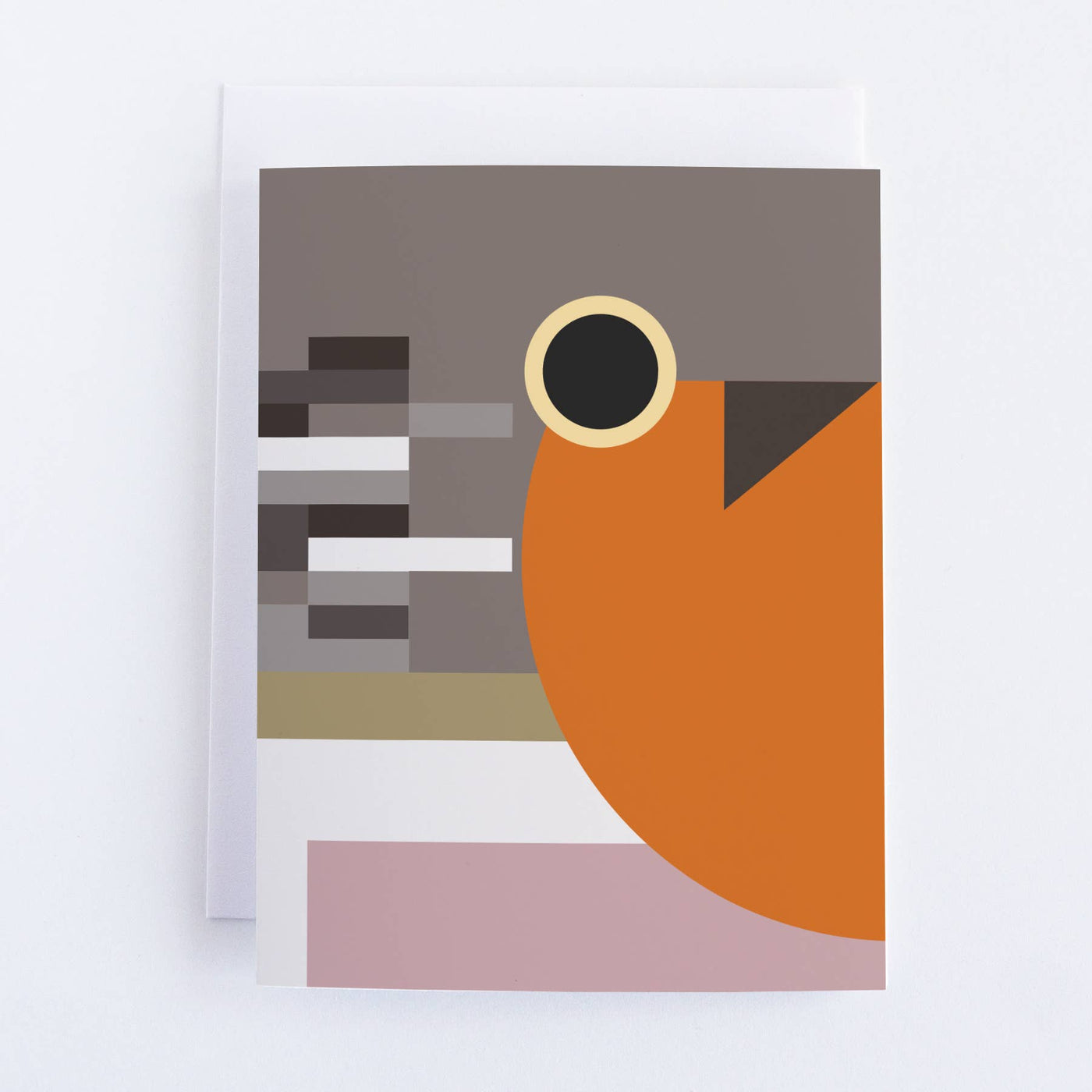 Robin Redbreast Greeting Card, State bird of Connecticut
