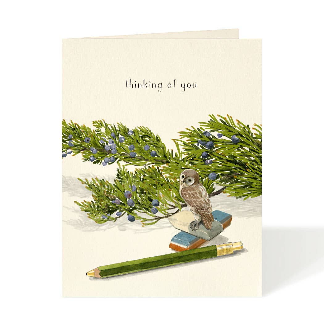 Little Owl - Thinking of You Card