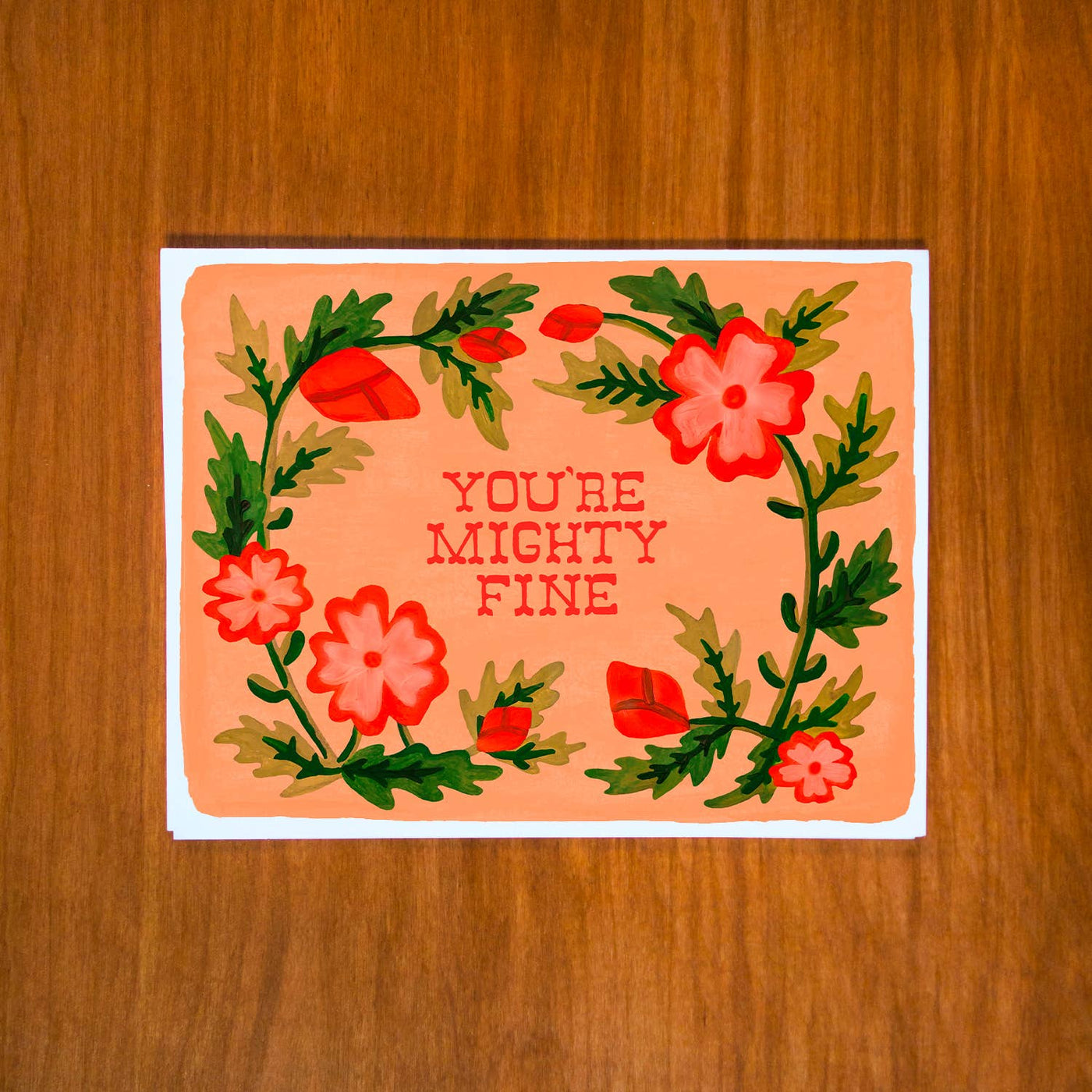 Mighty Fine Greeting Card