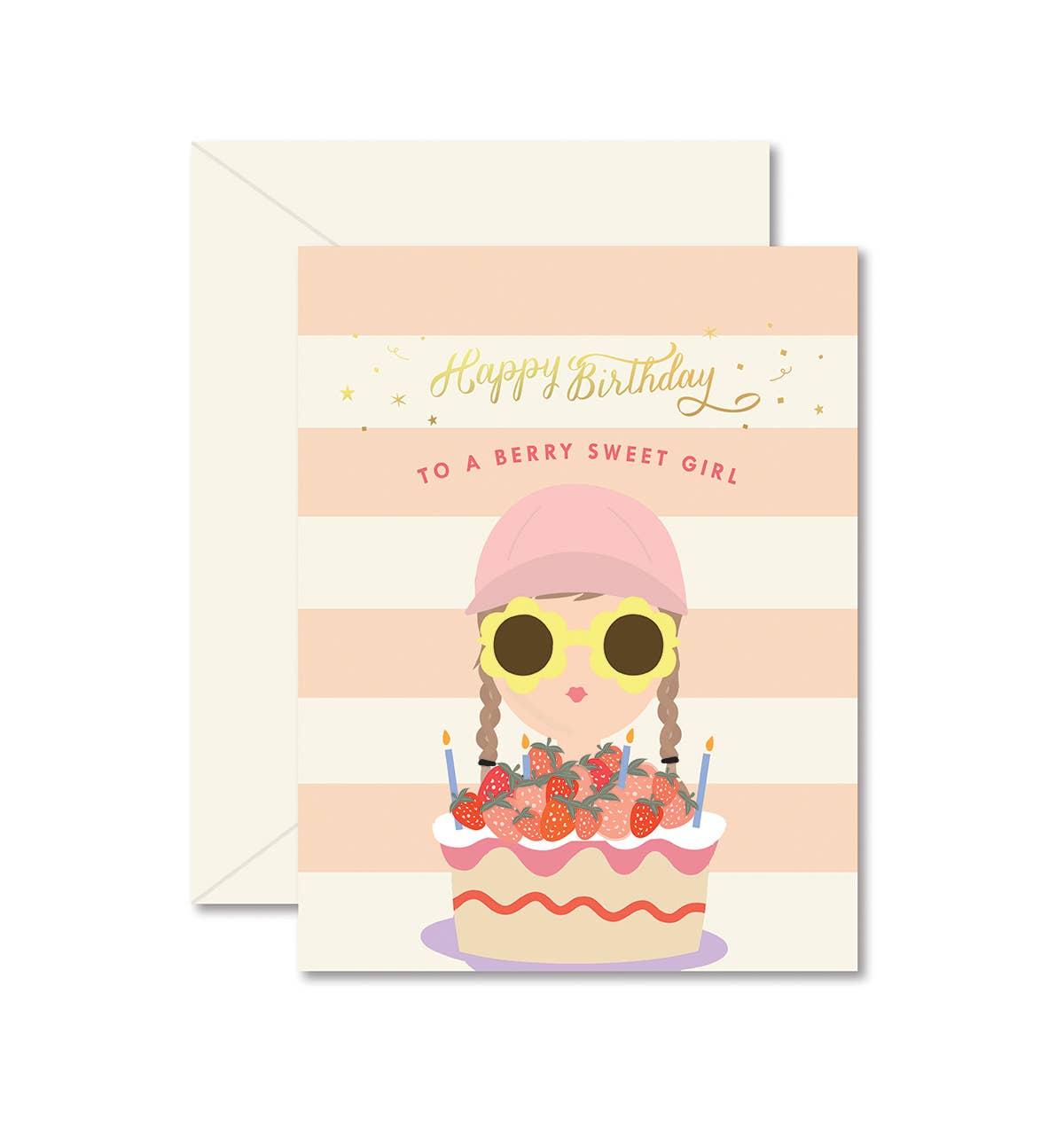 Berry Sweet Girl Birthday Greeting Card