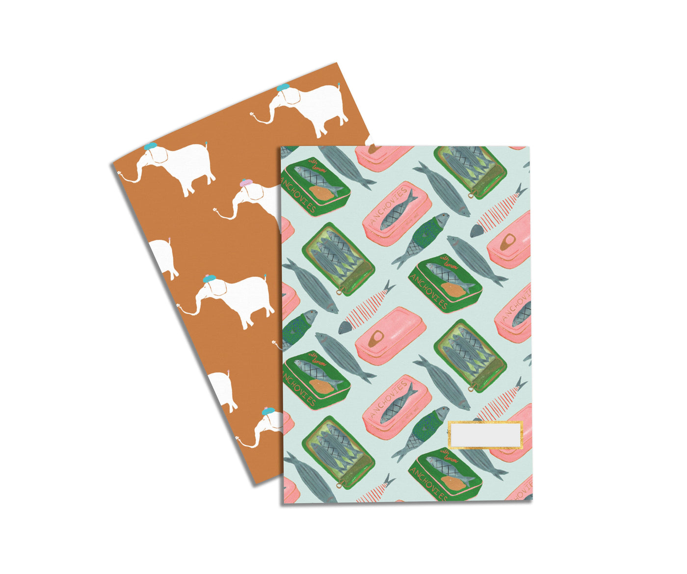 Anchovies & Elephants - Notebook Set