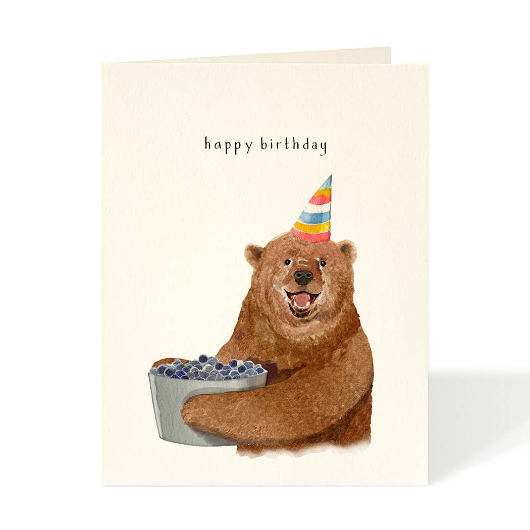 Berry Bear - Birthday Card