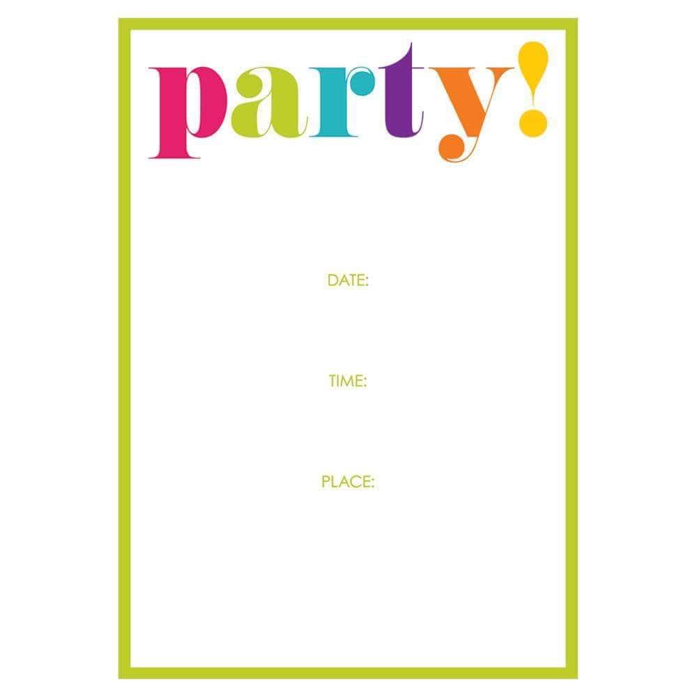 Fill-in Party Invites 8pk