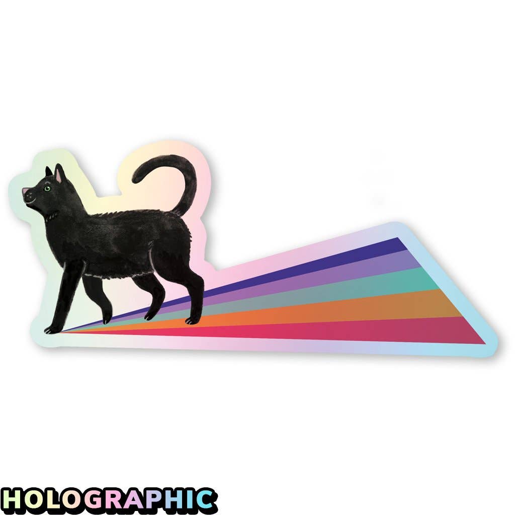 Good Luck Cat Sticker