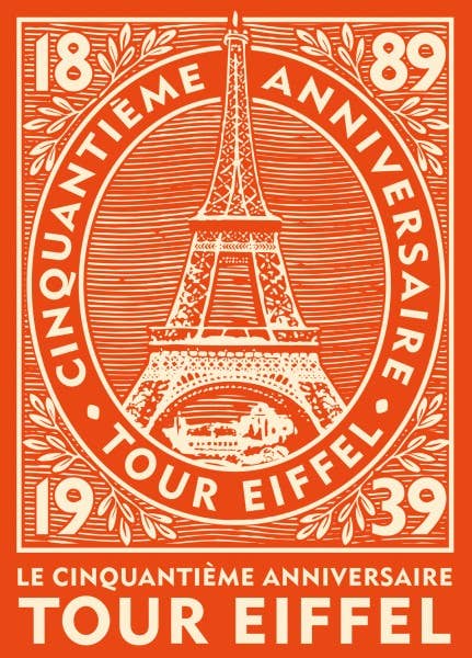 Eiffel Anniversary Luggage Tag