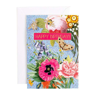 Blossoms and Brooches Foil Birthday