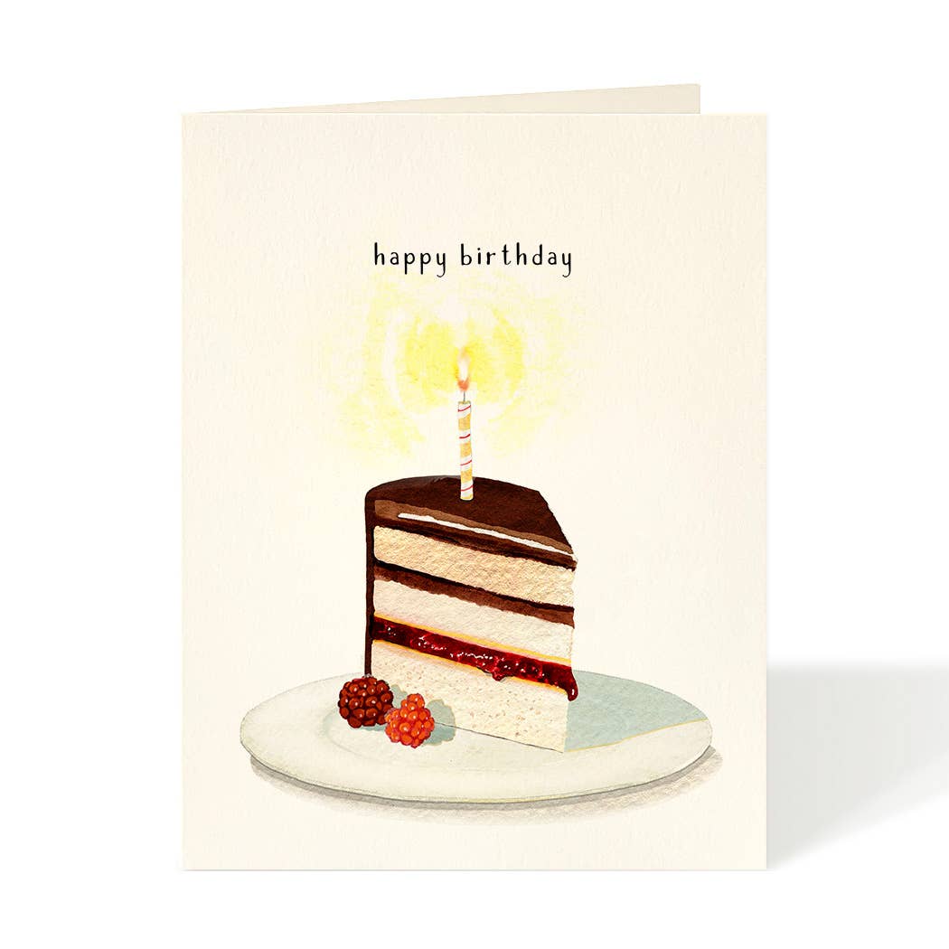 Slice of Cake -- Birthday Card