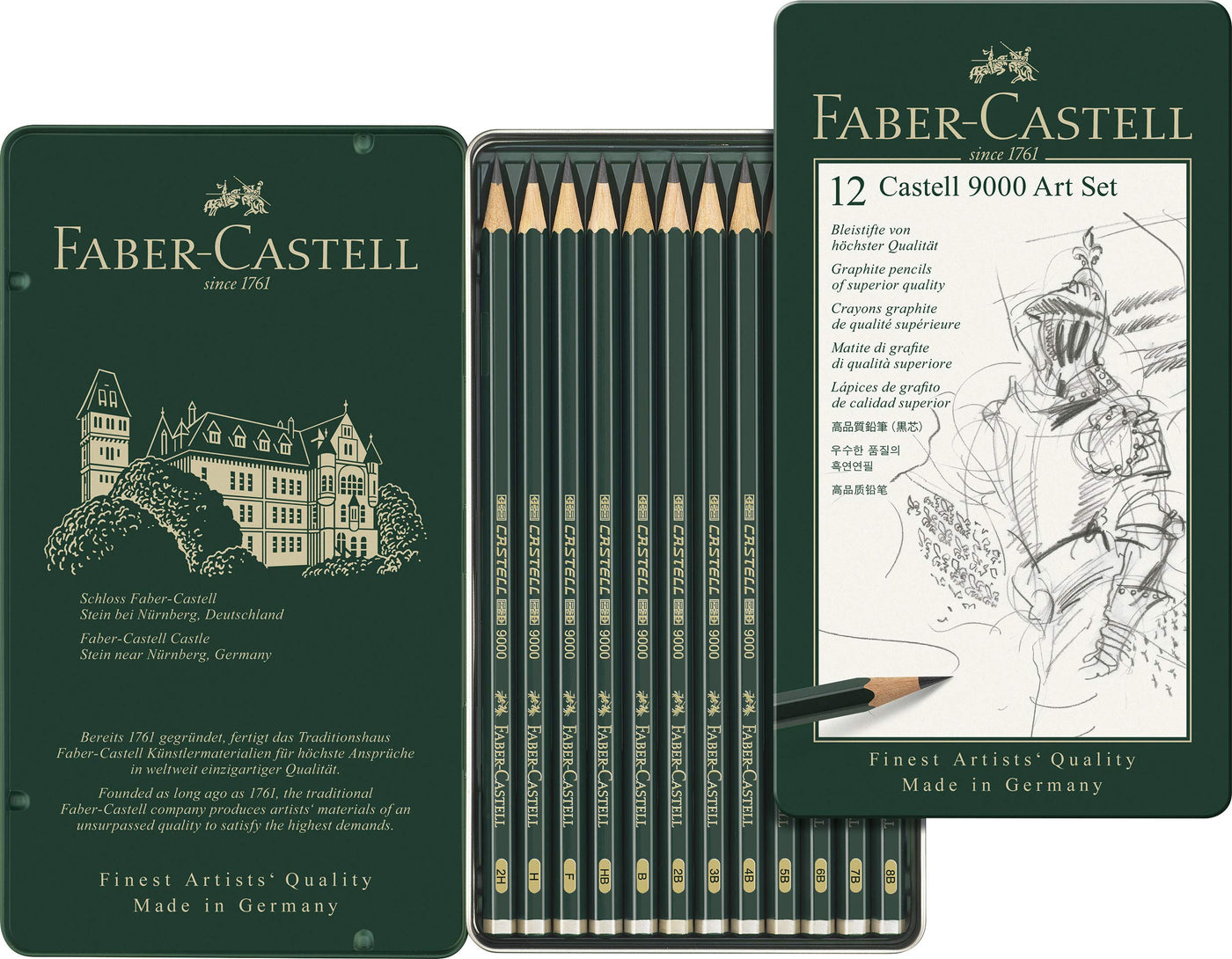 Castell 9000 Pencil Set (set of 12)
