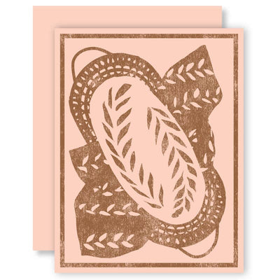 Bread Basket Letterpress Card