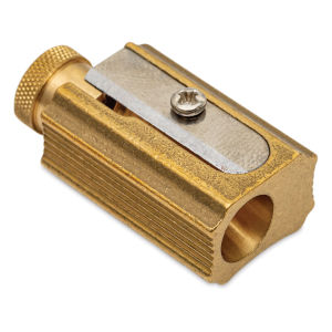 Brass Sharpener with Leather Case