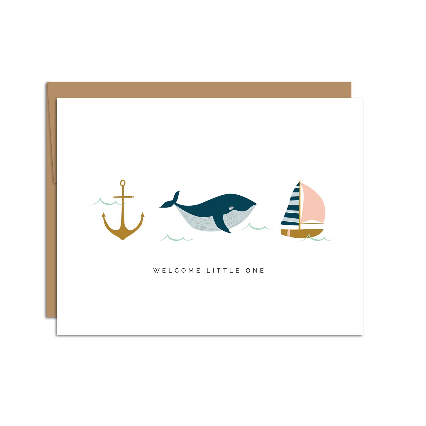 "Welcome Little One" Baby Card