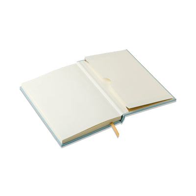 Hardcover Suede Journal with Pocket
