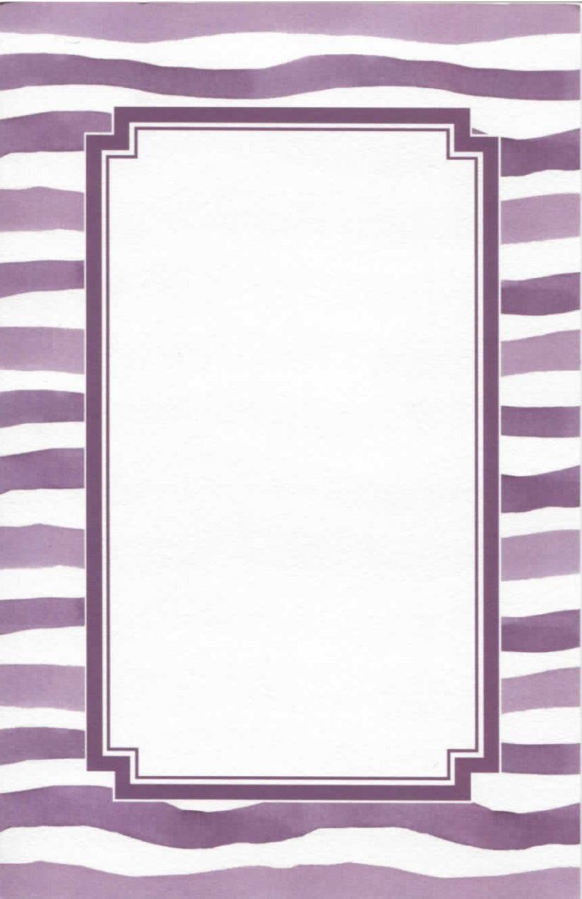 Invitation - Violet Stripes