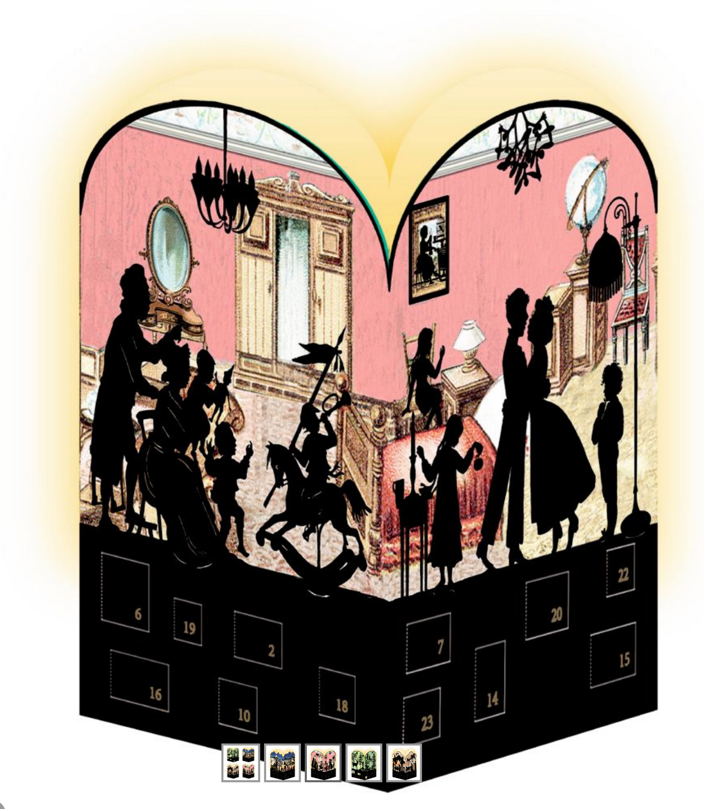 Silhouette Mini Lantern - Advent Calendar