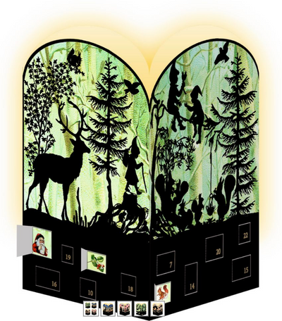 Silhouette Mini Lantern - Advent Calendar