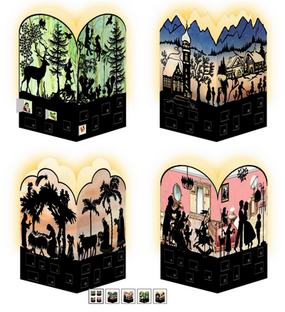Silhouette Mini Lantern - Advent Calendar