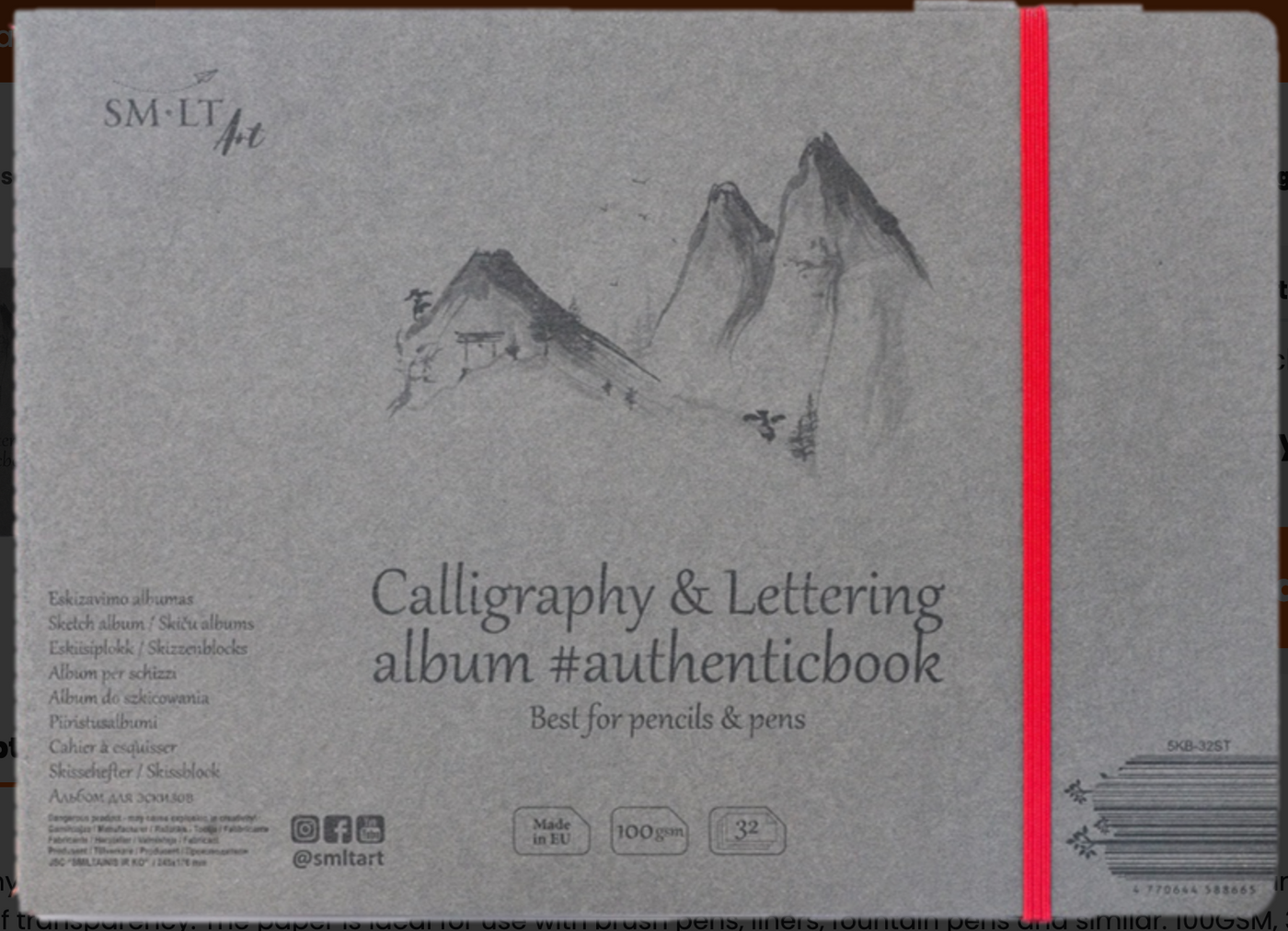 Calligraphy & Lettering Album 7X9