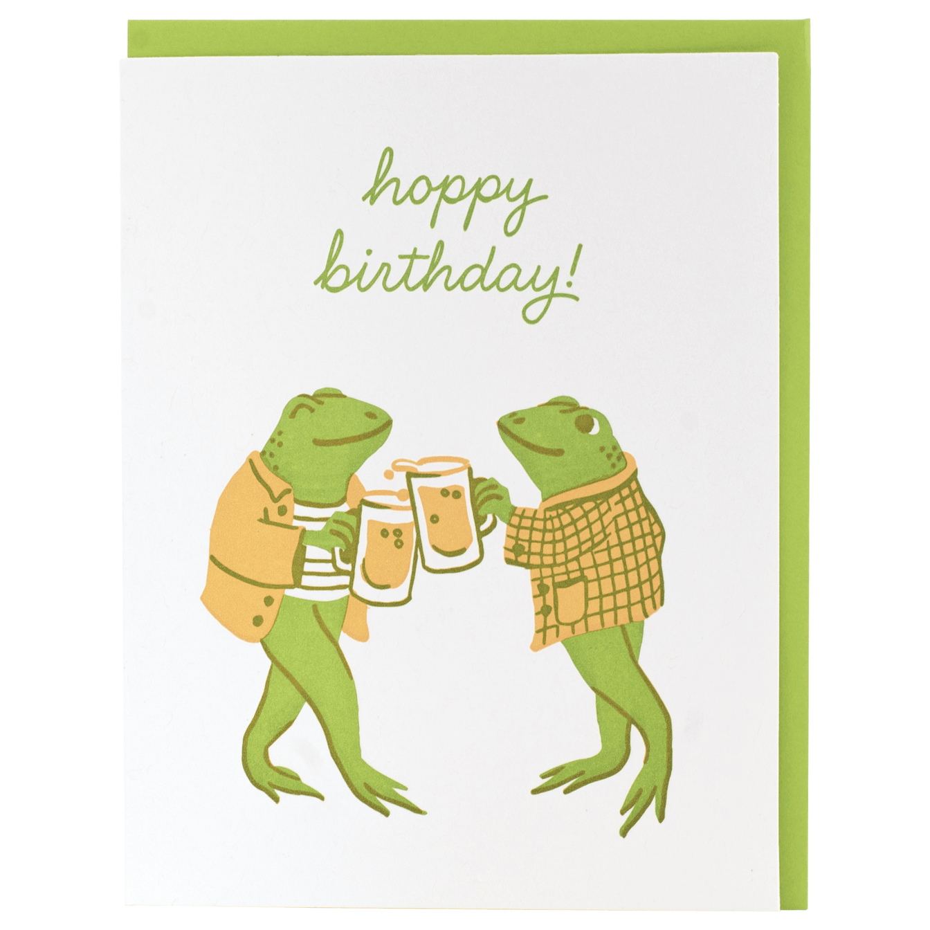 Dapper Frogs Birthday Card