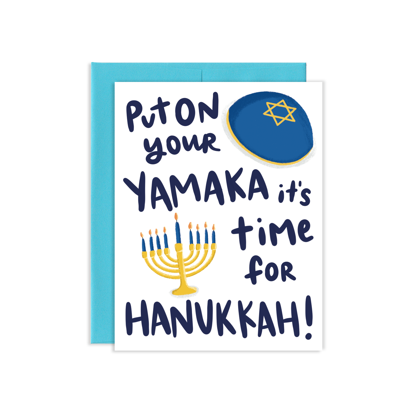 Hanukkah Yamaka (slang) Card