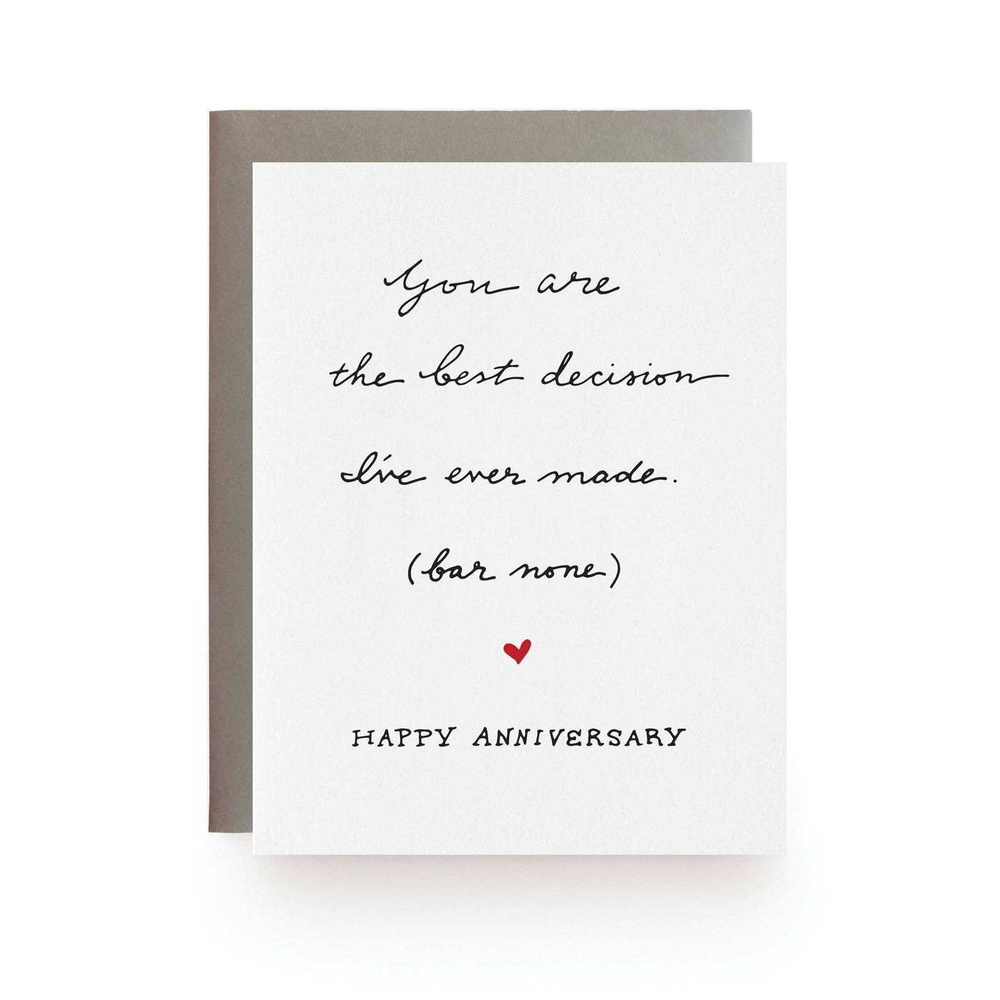 Best Decision | Anniversary Card