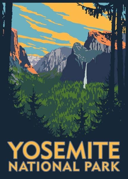 Yosemite Luggage Tag