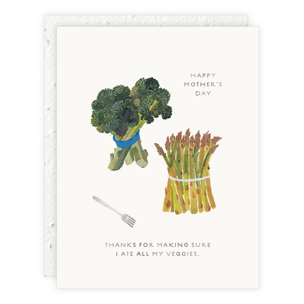 Eat Your Veggies - Mother's Day Card