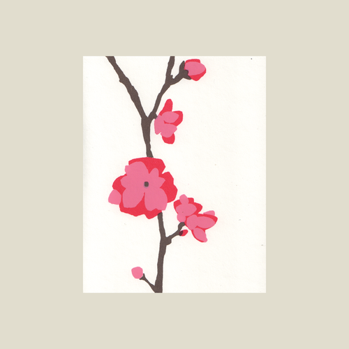 Cherry Blossom Card - Kinaloon