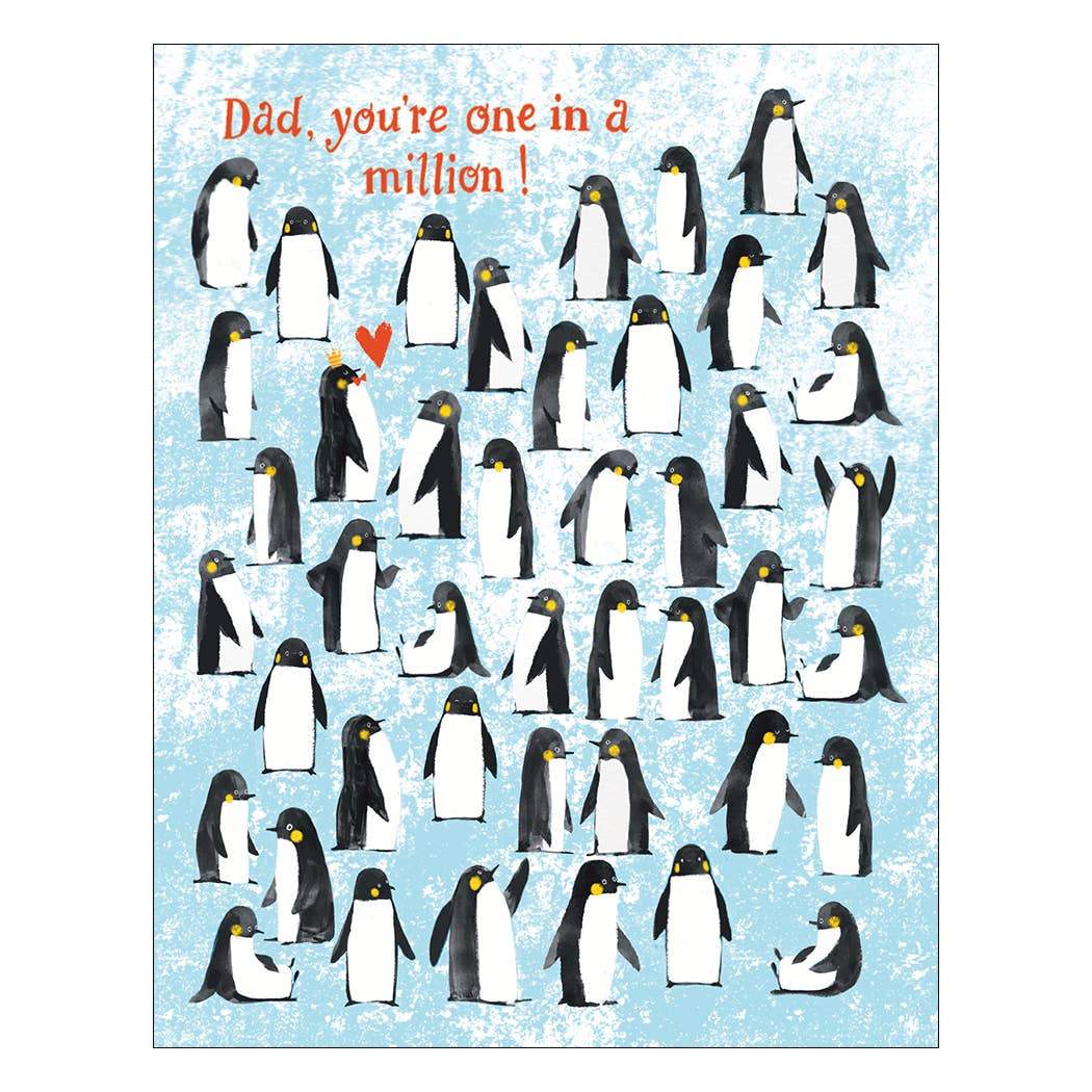 Penguin Dad Father's Day Card