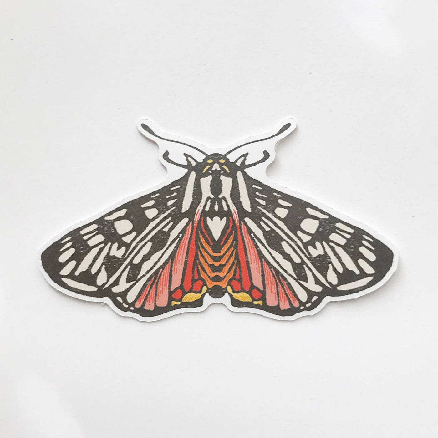Tiger Moth Butterfly Sticker