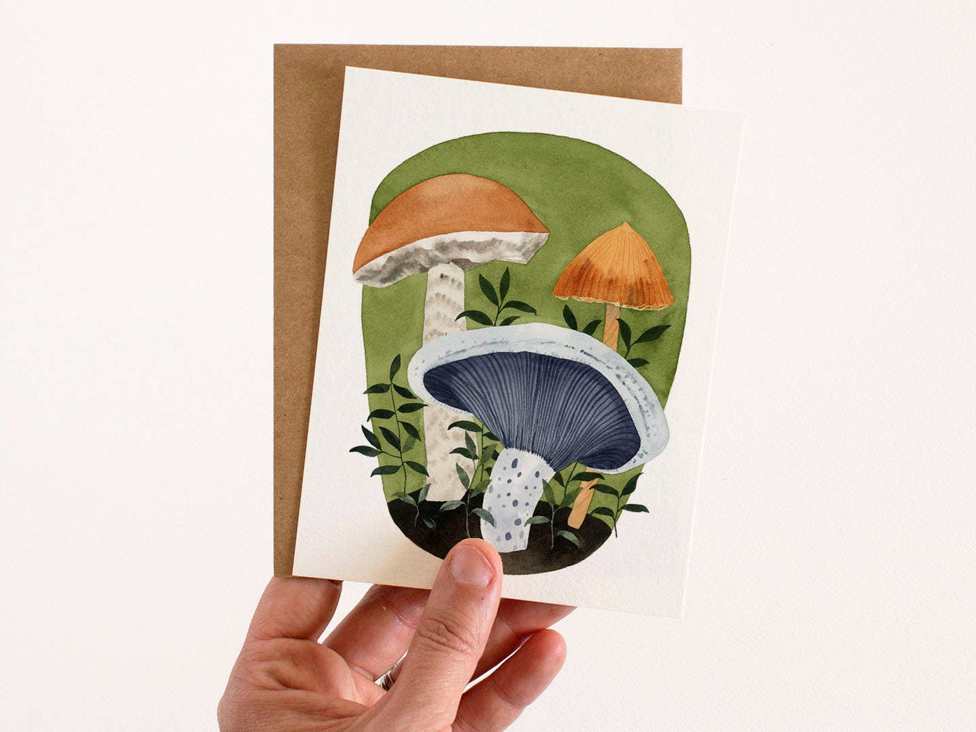 Forest Mushrooms Greeting Card