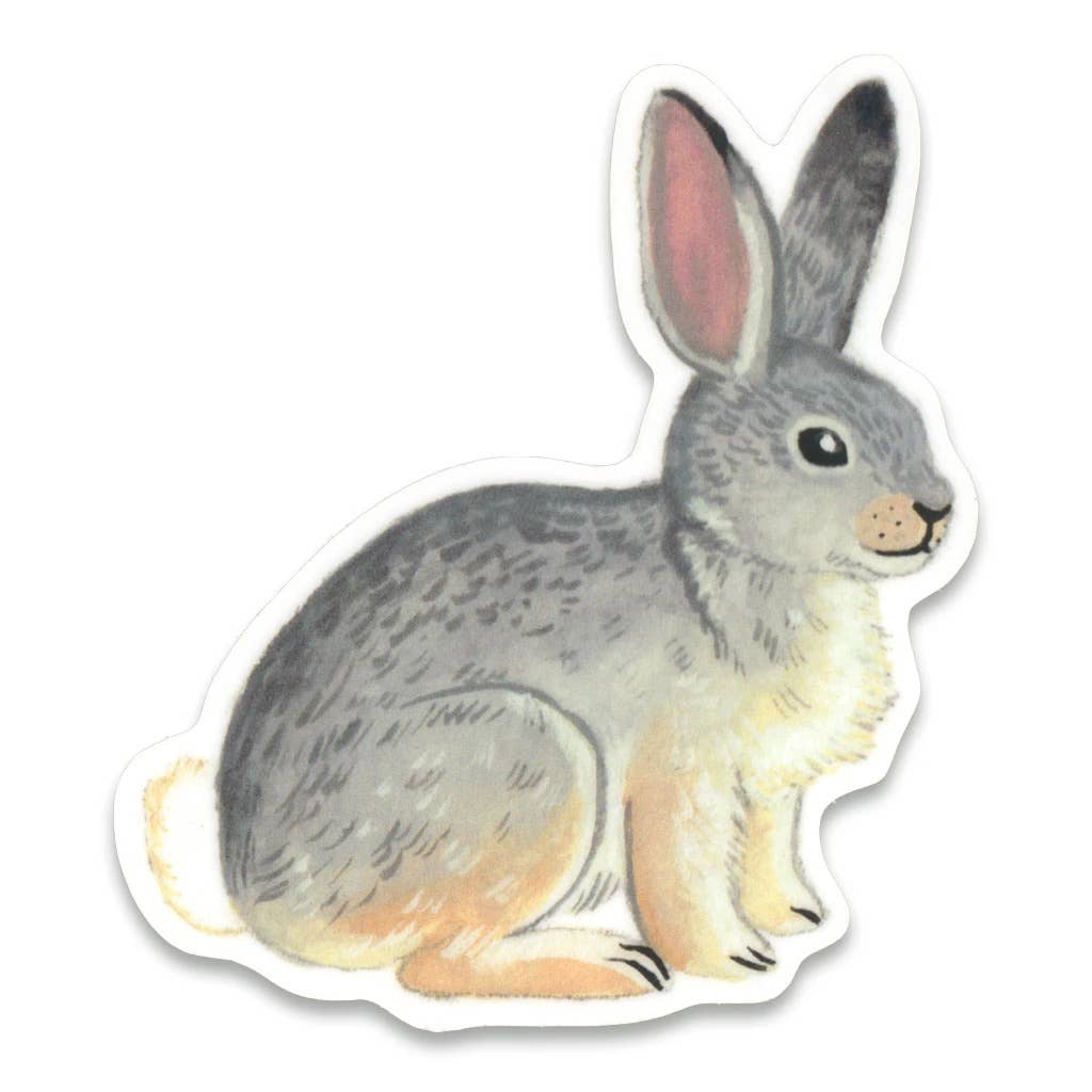 Rabbit Sticker – Merrymaker Fine Paper