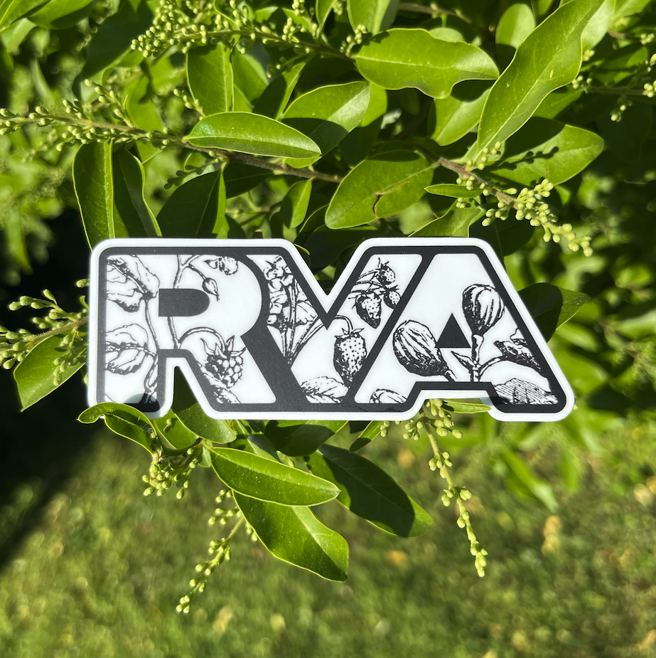 RVA Botanical Vinyl Sticker