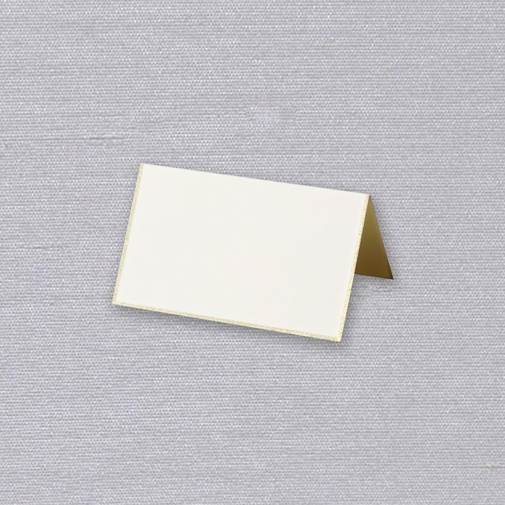 Gold Bordered Place Card - 10ct.