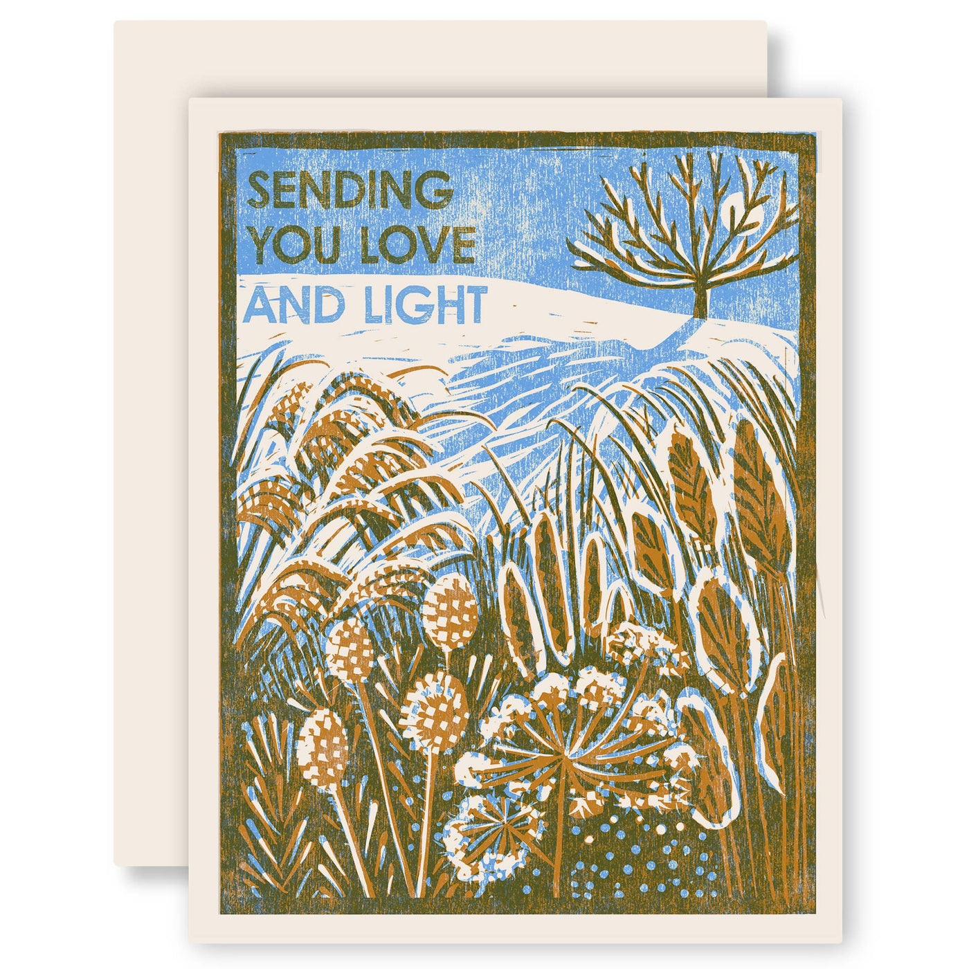 Love and Light (Winter Garden) Hanukkah Card