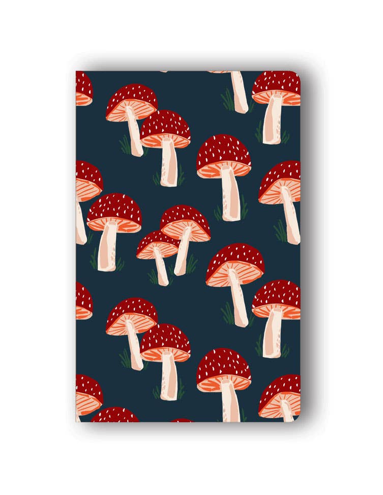 Navy Mushrooms notebook