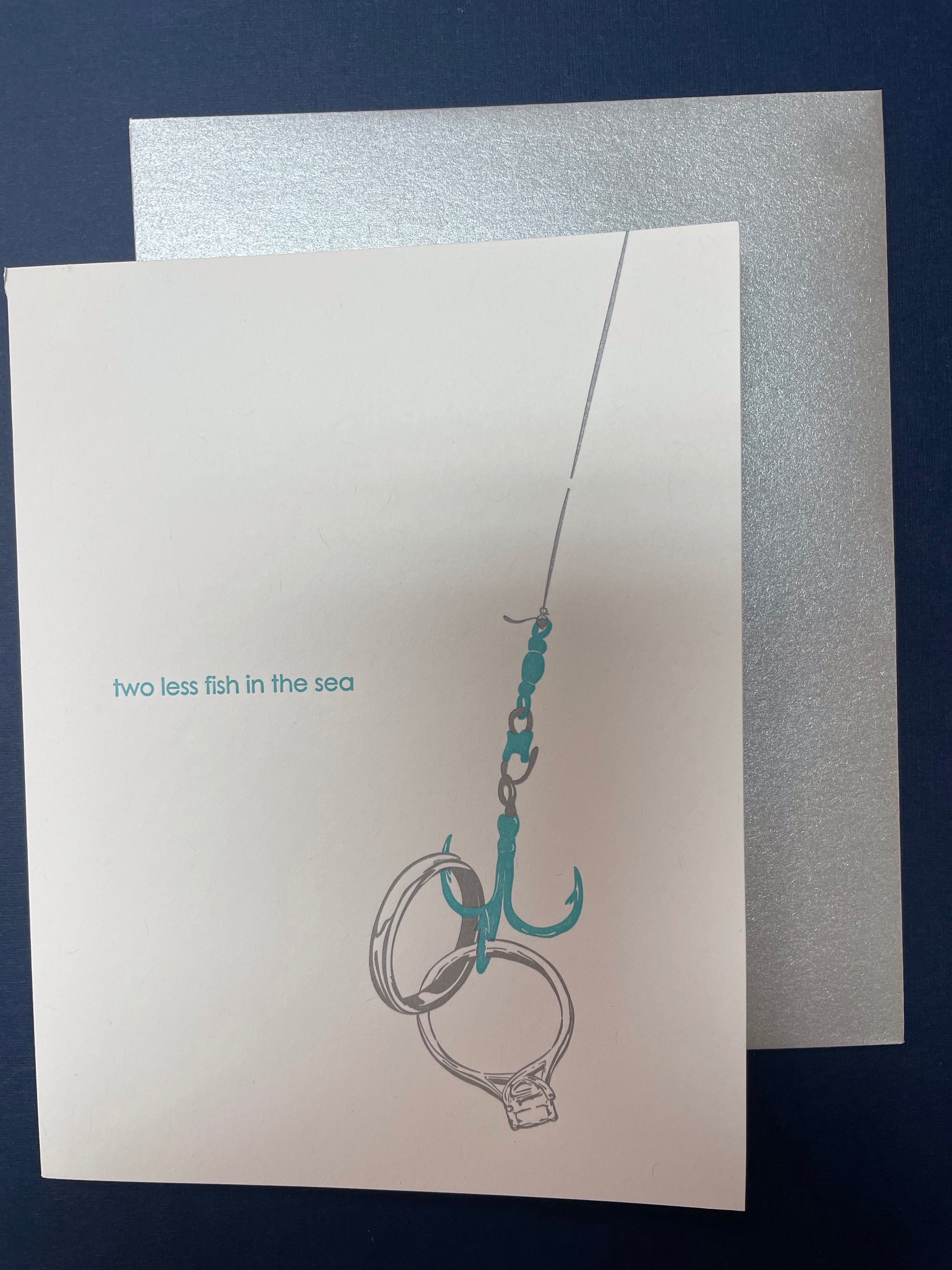 Two less fish in the sea Smudge Ink – Merrymaker Fine Paper