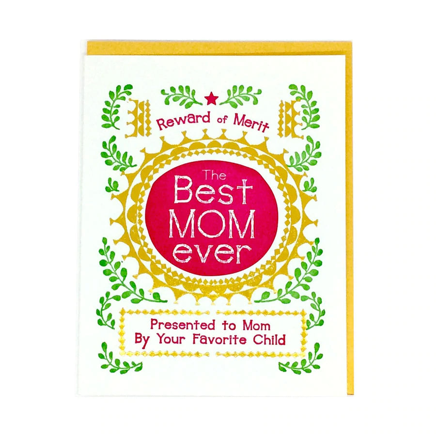 The Best Mom Ever Card