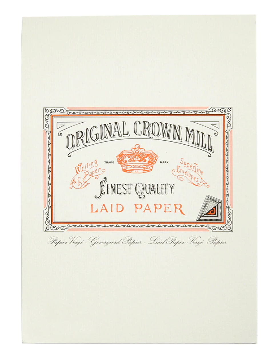 Original Crown Mill Laid Paper - 8.5x11" - 50 pk