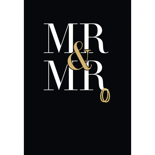 Mr. & Mr. Wedding Caspari
