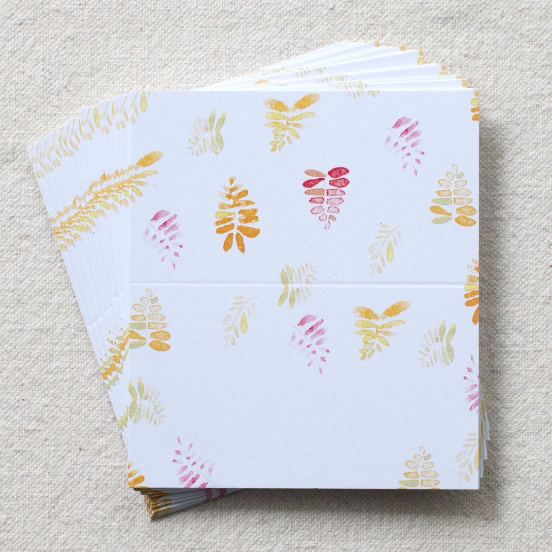 Fern Print Place Cards
