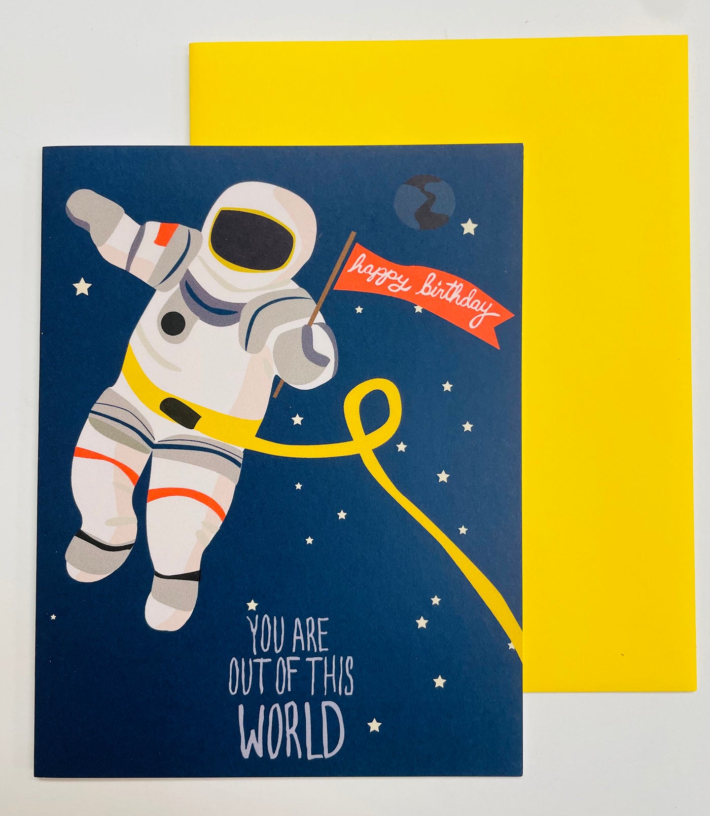 Out Of This World Birthday Note Card