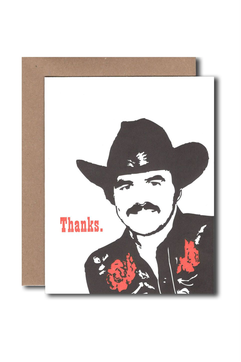 Burt Thanks Greeting Card
