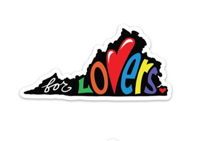 VA Lovers State Sticker