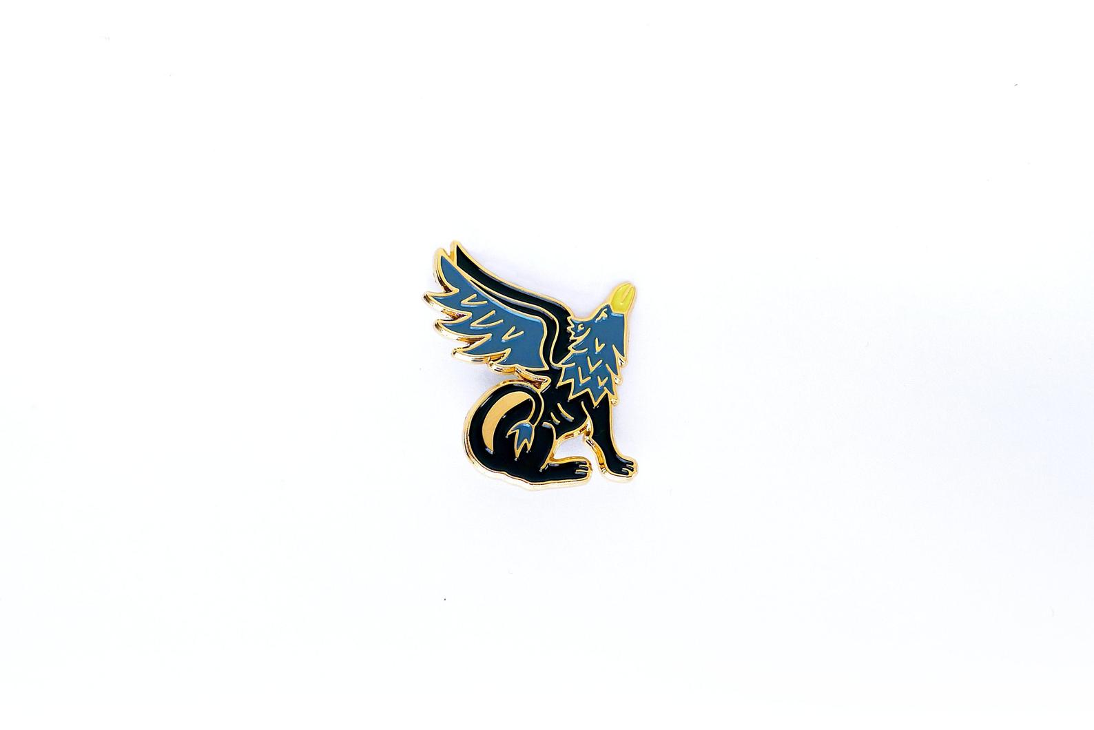 Griffin Mythology Pin – Merrymaker Fine Paper