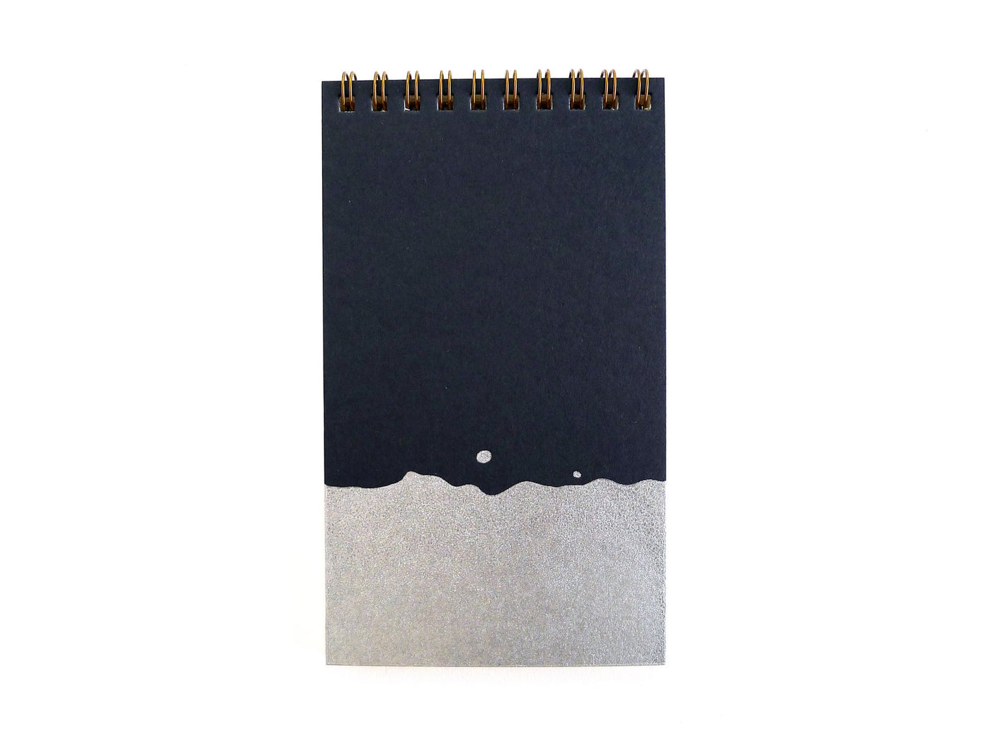 Silver Splash Coil Notebook