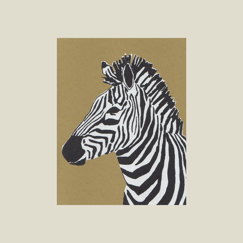 Zebra Card - Kinaloon